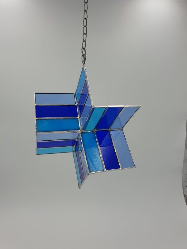 Un vitrail suspension 3D Tiffany