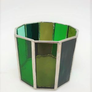 Un vitrail photophore 3D Tiffany