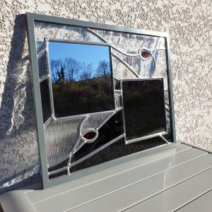 Un vitrail miroir au plomb